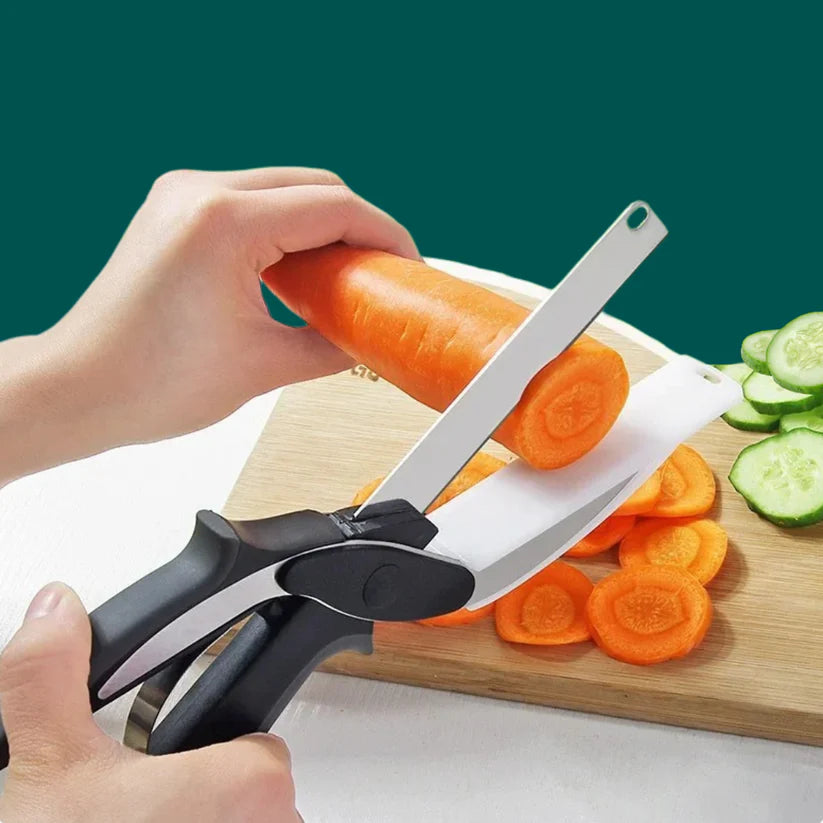 2 In 1 Cutting Board Utility Cutter Stainless Steel