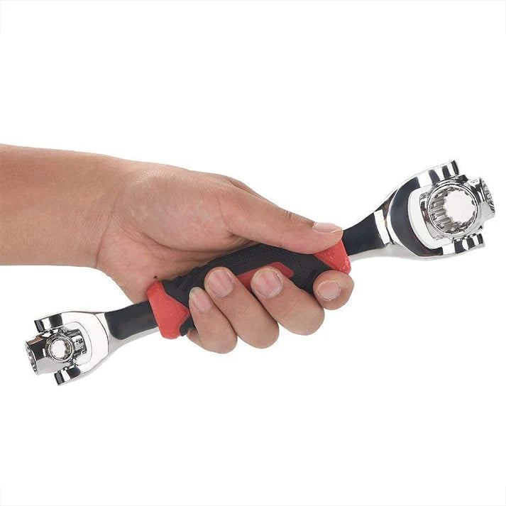 🔧 8-in-1 Universal Socket Wrench – 360° Rotating Tool