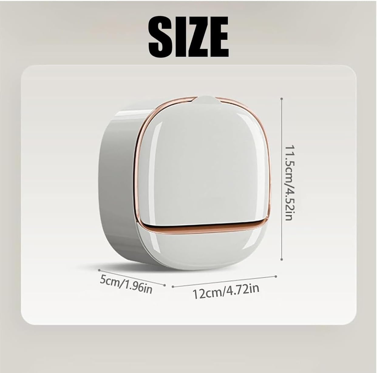 Luxury Soap Holder With Drain Tray