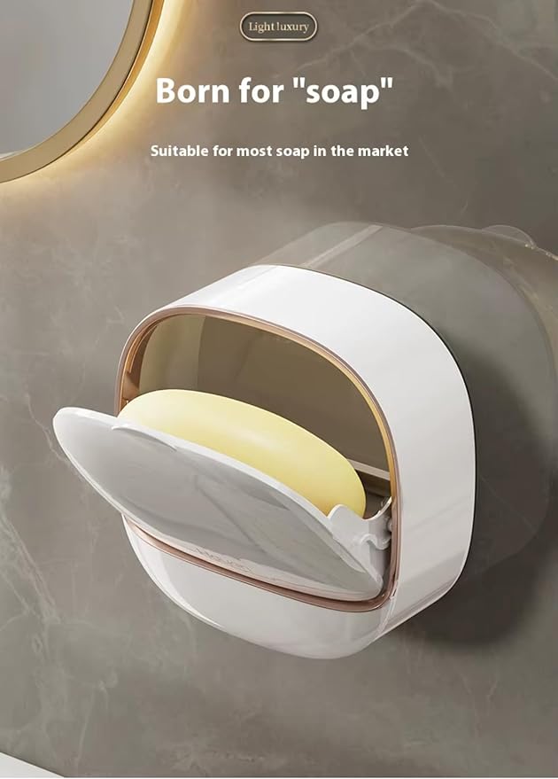 Luxury Soap Holder With Drain Tray