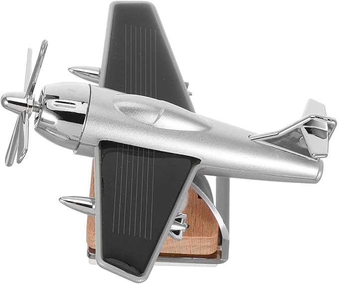 Solar Aeroplane Aircraft Airplane Car Dashboard Perfume Diffuser Car Air Freshener Creative Decoration Aromatherapy In Car