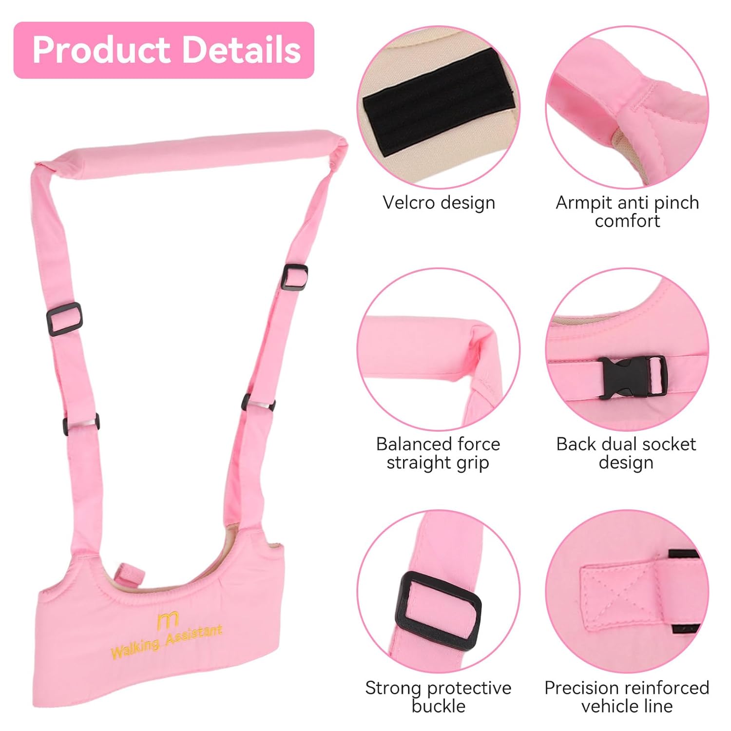 Baby Walking Assistant Harness | Safe & Comfortable First Steps Trainer