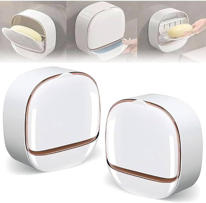 Luxury Soap Holder With Drain Tray