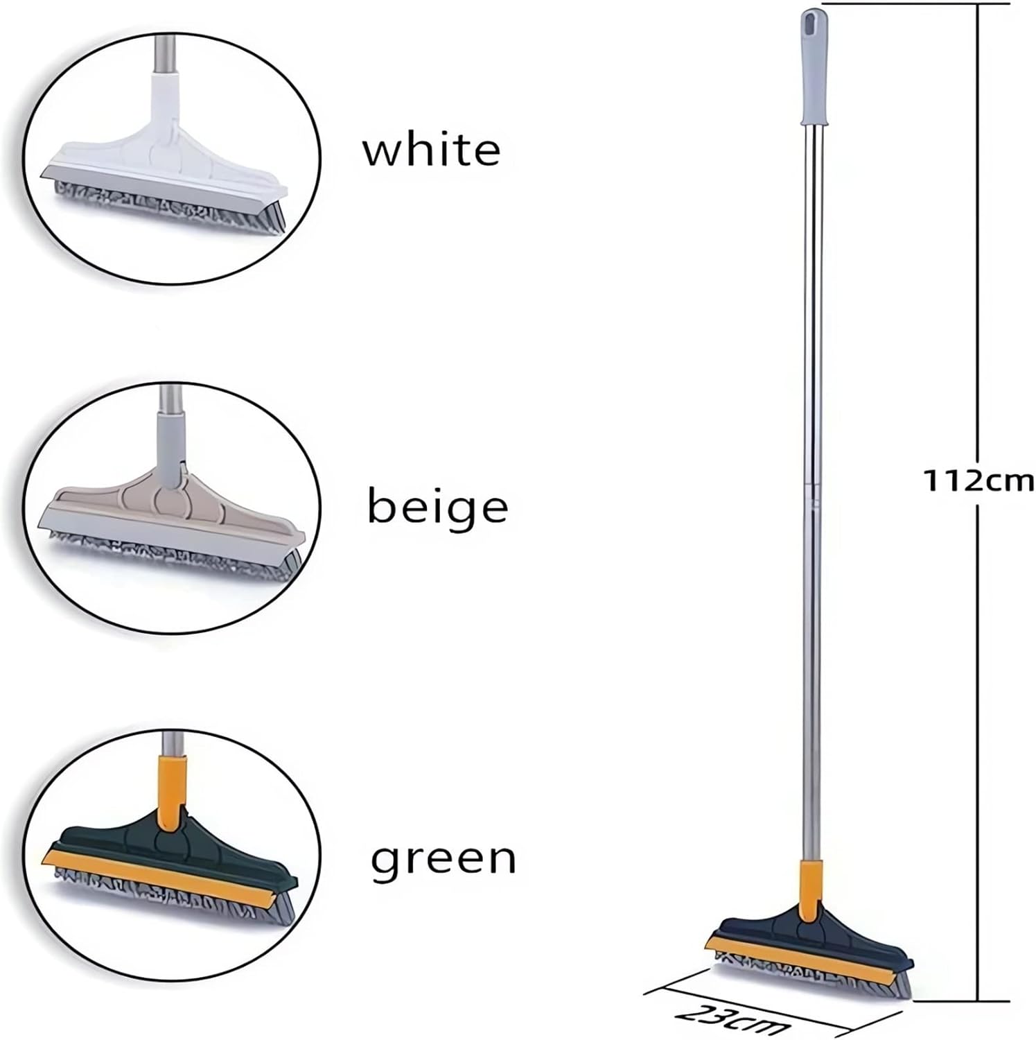 2 In 1 Floor Cleaning Brush Bathroom Tile Windows Floor Cleaning Brush With 120° Rotatable Head