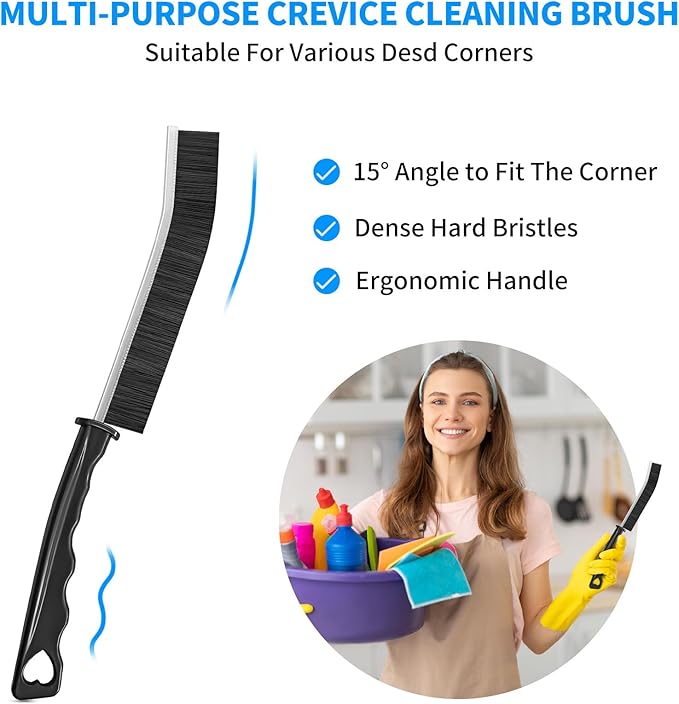 Multifunctional Thin Cleaning Brush for Tight Spaces,Hard Gap