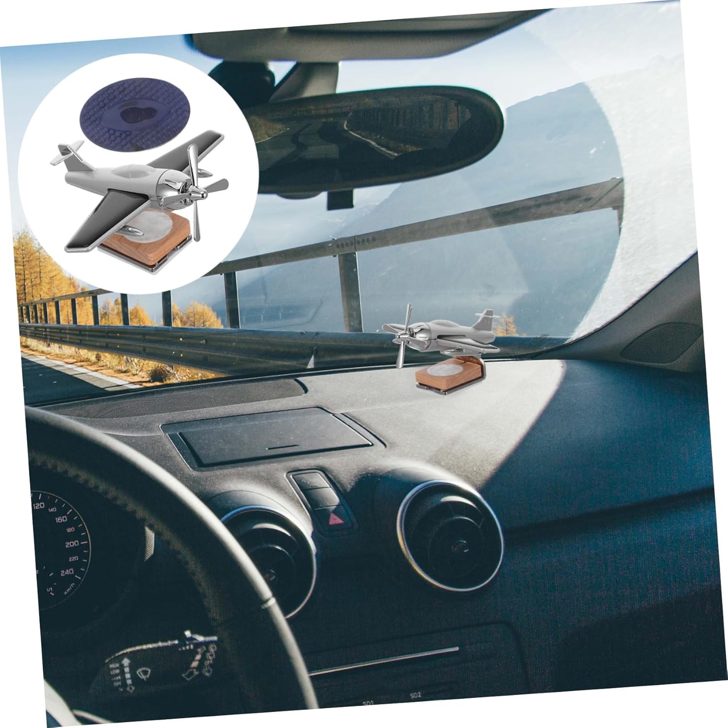 Solar Aeroplane Aircraft Airplane Car Dashboard Perfume Diffuser Car Air Freshener Creative Decoration Aromatherapy In Car