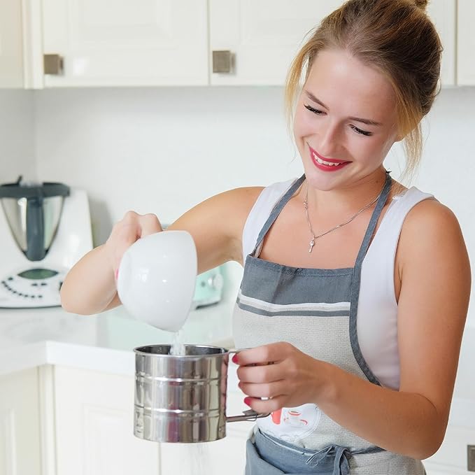 Flour Sifter, Stainless Steel Sifter for Baking