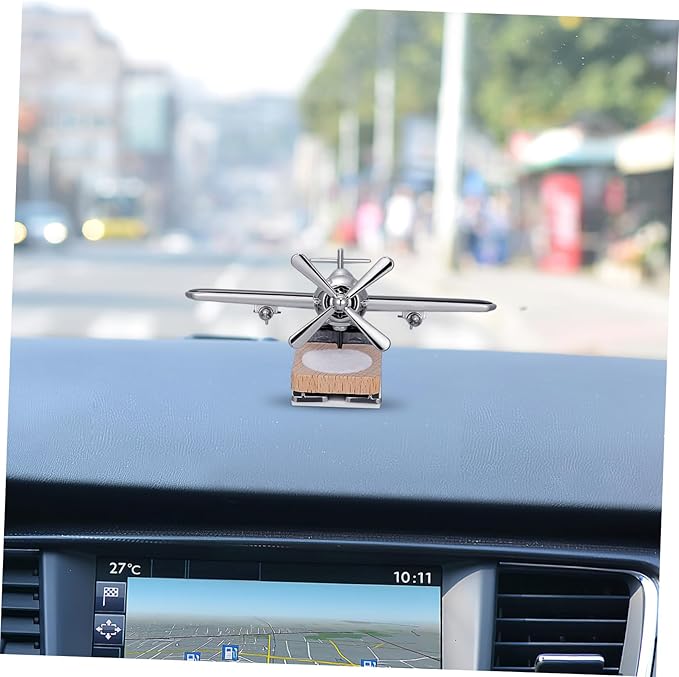 Solar Aeroplane Aircraft Airplane Car Dashboard Perfume Diffuser Car Air Freshener Creative Decoration Aromatherapy In Car