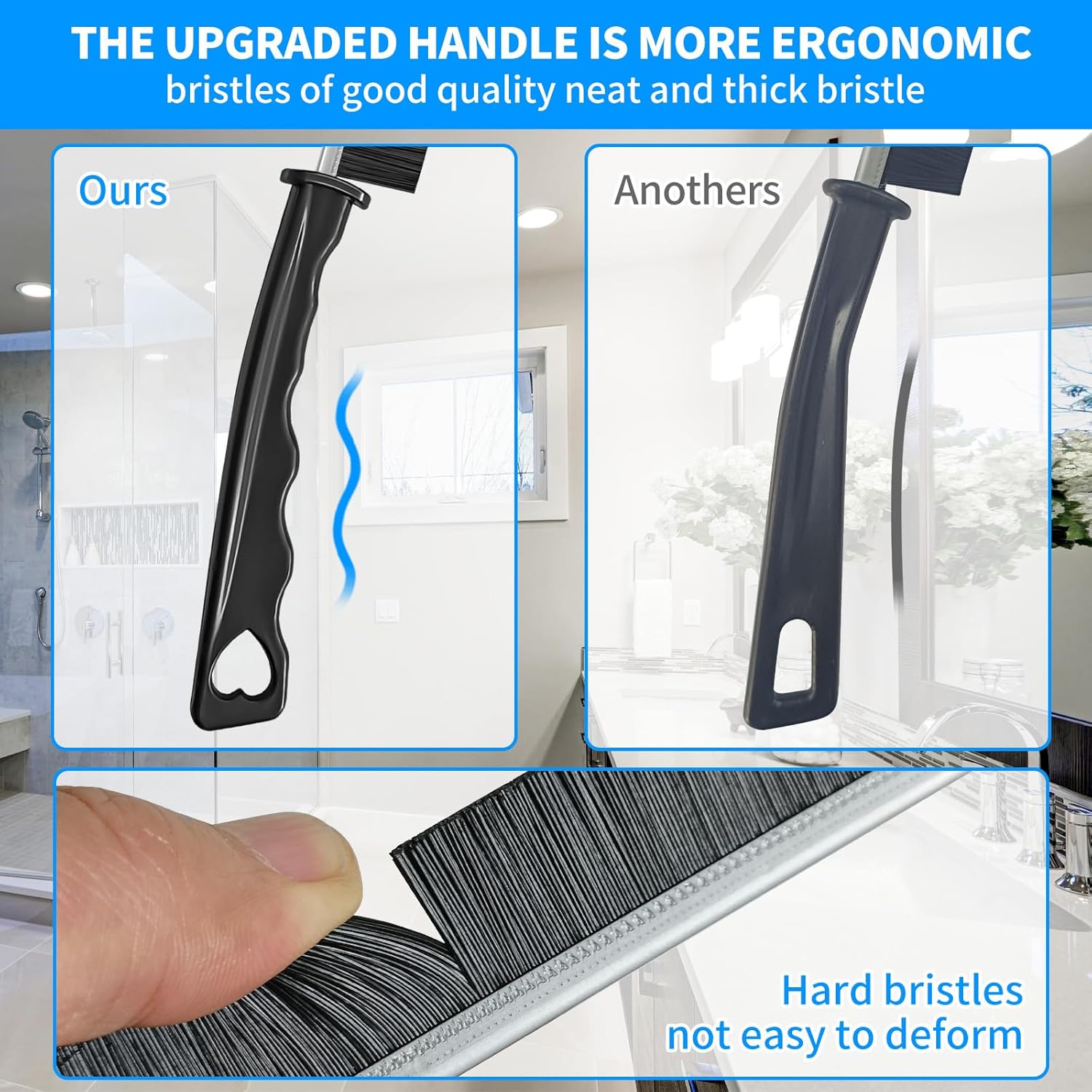 Multifunctional Thin Cleaning Brush for Tight Spaces,Hard Gap