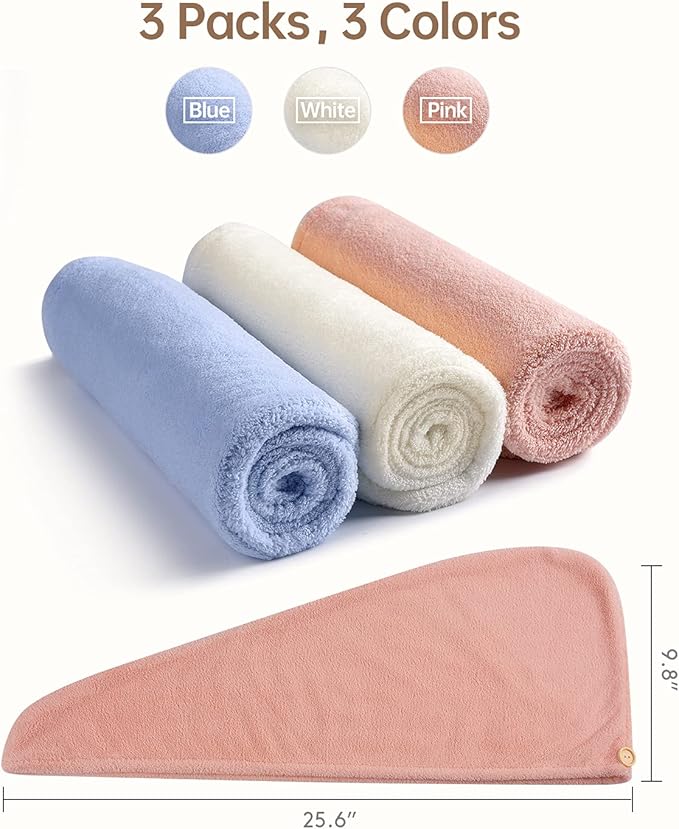 MICROFIBER HAIR DRYING CAP BUY 1 GET 1 FREE
