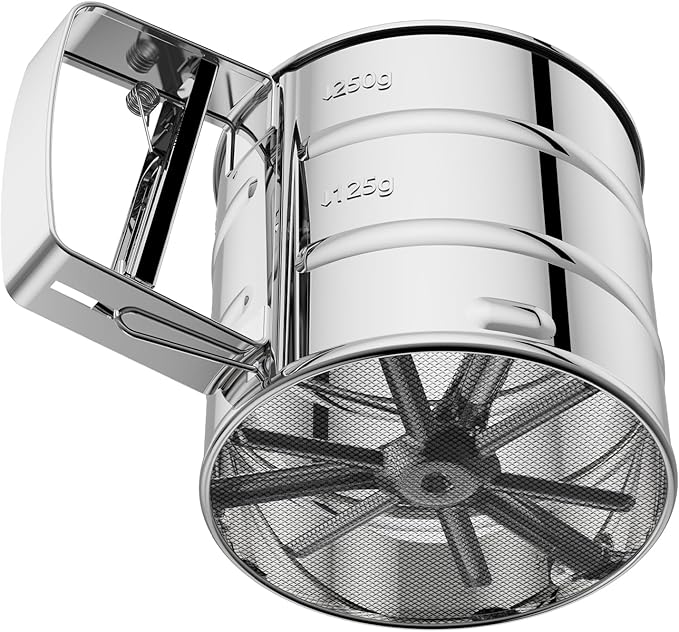 Flour Sifter, Stainless Steel Sifter for Baking