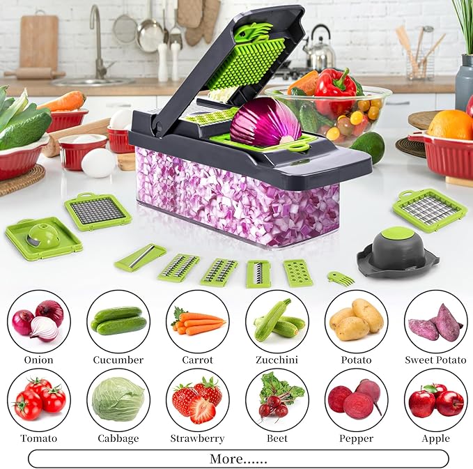 14/16 in 1 Multifunctional Vegetable Chopper