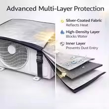 Air Conditioner Outdoor Unit Cover Heat Insulation Waterproof AC Cover
