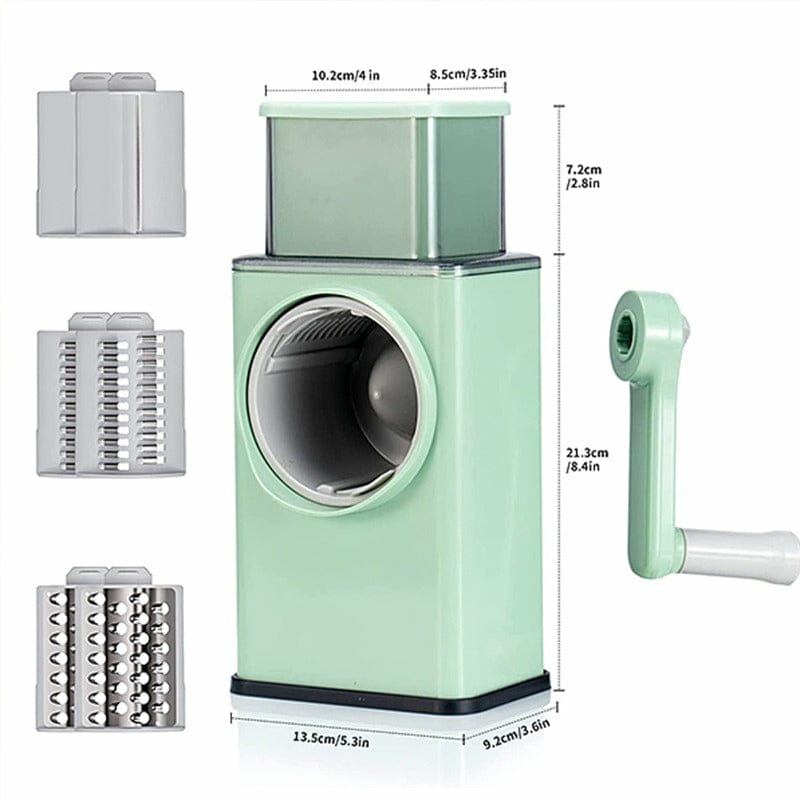 4 in 1 Multi-Function Vegetable Cutter & Slicer with Stainless Steel Blades