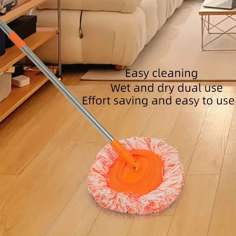 Multi-Functional Spin Mop with Extendable Stainless Steel Handle