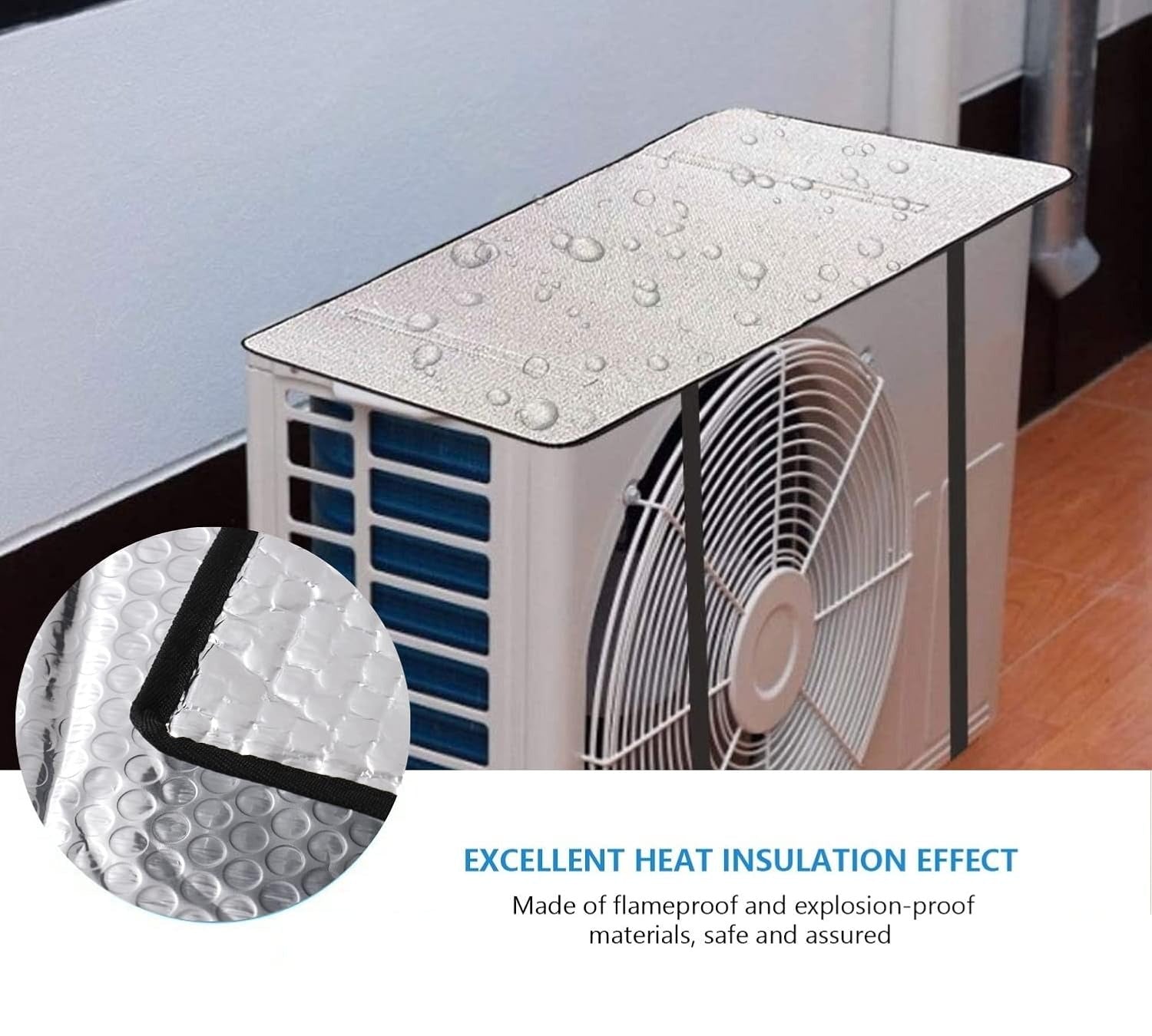 Air Conditioner Outdoor Unit Cover Heat Insulation Waterproof AC Cover