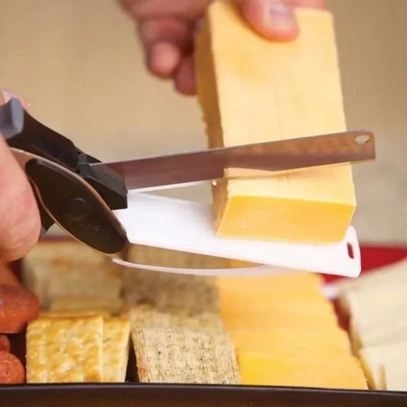 2 In 1 Cutting Board Utility Cutter Stainless Steel