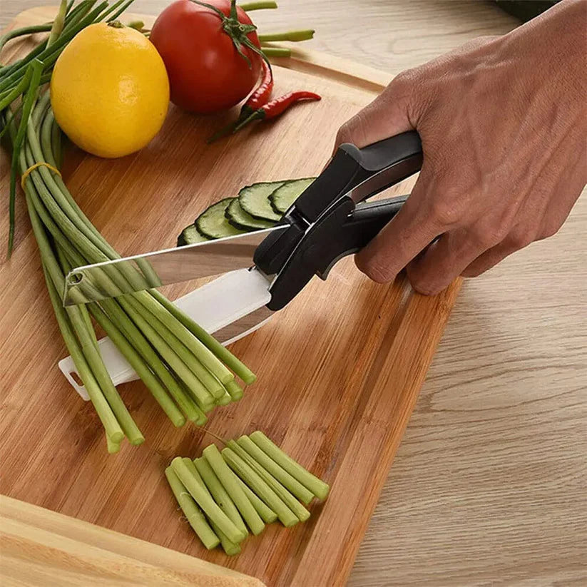 2 In 1 Cutting Board Utility Cutter Stainless Steel